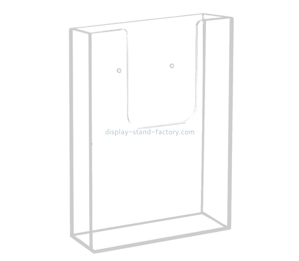 Display racks manufacturer custom acrylic literature holders wall mounted NBD-326