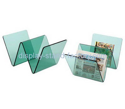 Acrylic manufacturers custom plastic prototype fabrication magazine rack for office NBD-305