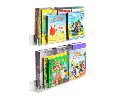 Display manufacturers custom acrylic brochure racks stands wall mounted NBD-300