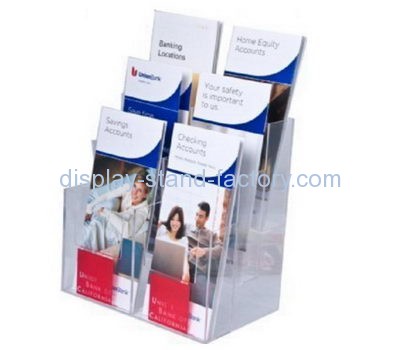 Acrylic supplier custom made acrylic plastic brochure holder NBD-289