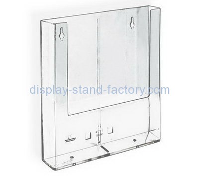 Acrylic display manufacturers custom plastic fabrication magazine racks wall mount NBD-251