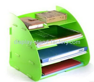 Acrylic plastic manufacturers custom desktop magazine file holder NBD-238