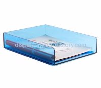 Display racks manufacturer custom lucite fabrication plastic file holder NBD-232