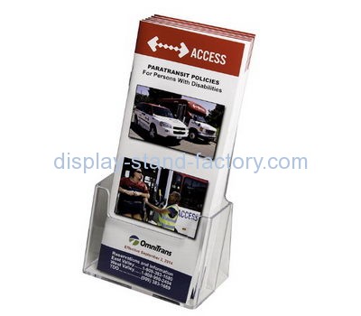 Acrylic display stand manufacturers custom plexi plastic literature holders NBD-224