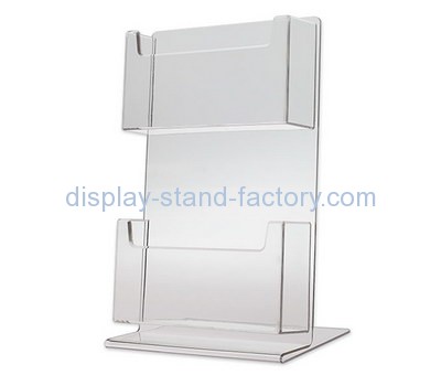 Acrylic products manufacturer custom greeting card brochure display rack NBD-214