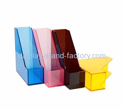 Plastic manufacturing companies custom acrylic fabrication desk folder holder NBD-200