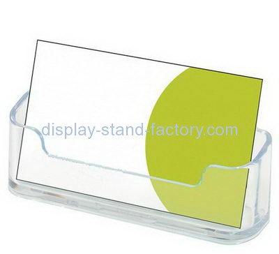 Acrylic display manufacturer custom plastic fabrication vertical business card holder NBD-194