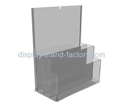 Perspex manufacturers custom lucite fabrication literature display NBD-177