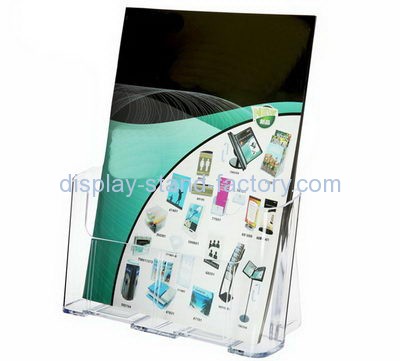 Acrylic display manufacturers custom pamphlet literature display holders NBD-163