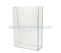 Acrylic display manufacturer custom design plastic wall mounted magazine rack NBD-156