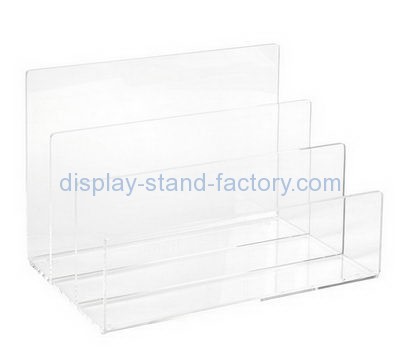 Retail display manufacturers custom plexi plastic magazine rack NBD-152