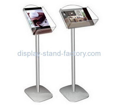 Plastic suppliers custom floor stand plastic brochure holder displays NBD-147