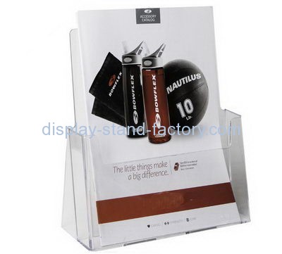 Shop display stands suppliers custom acrylic signs brochure holder stand NBD-146