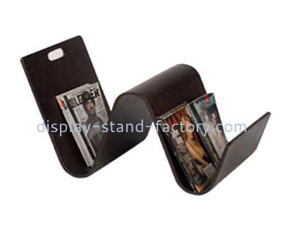 Perspex manufacturers customized clear magazine rack holder NBD-137