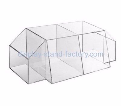 Acrylic items manufacturers customized acrylic box with dividers NAB-353