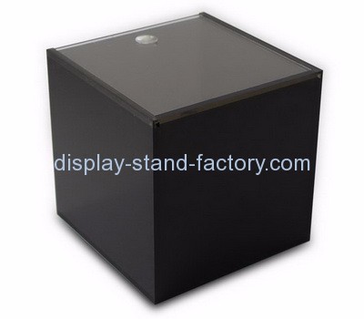 Acrylic display factory customized black acrylic box NAB-347