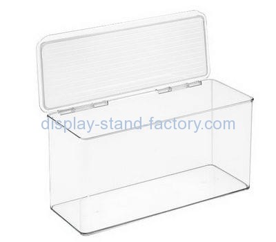 China acrylic manufacturer customized clear acrylic box with lid NAB-342