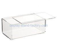 Display box manufacturer customized clear acrylic box with sliding lid NAB-340