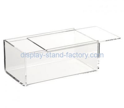 Display box manufacturer customized clear acrylic box with sliding lid NAB-340