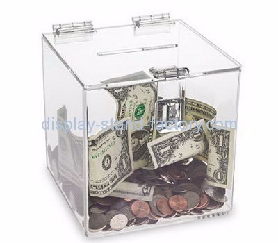 Acrylic products manufacturer customized ballot charity collection boxes NAB-307