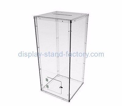 China acrylic manufacturer customized acrylic suggestion boxes with lock NAB-298