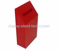 Acrylic donation box suppliers customized staff suggestion ballot box NAB-287