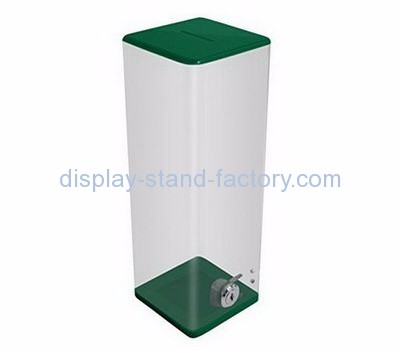 Acrylic display factory customized lockable suggestion ballot box NAB-279