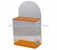 Acrylic display manufacturers customized suggestion ballot box with lock NAB-278