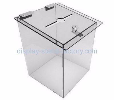 Suggestion box supplier customized plastic charity collection ballot boxes NAB-242