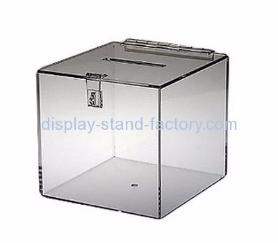 Acrylic donation box suppliers customized acrylic suggestion ballot box NAB-234