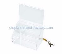 Acrylic donation box suppliers customized acrylic office suggestion ballot box NAB-221