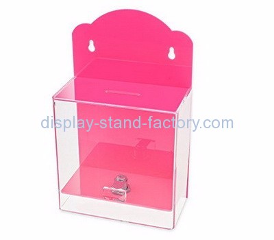 Perspex manufacturers customized red ballot voting suggestion box BB-160