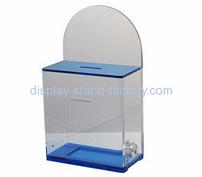 China acrylic manufacturer customized clear acrylic suggestion box NAB-153