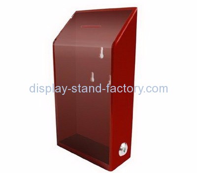 Acrylic box manufacturer customized plastic suggestion ballot box NAB-145