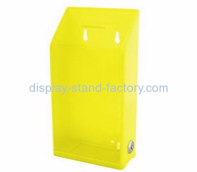 Acrylic display supplier customized lockable perspex ballot box NAB-142