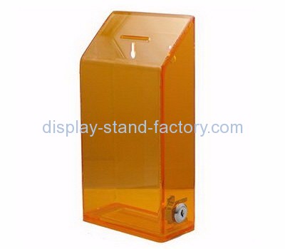 Display case manufacturers customized clear acrylic ballot box NAB-139