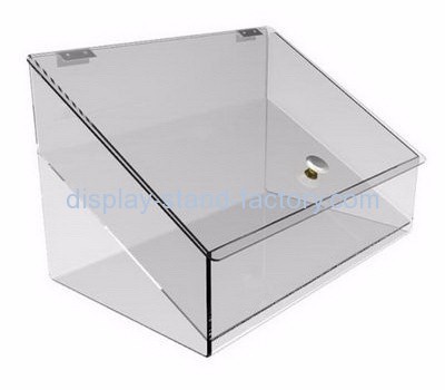 Acrylic display manufacturers customized large acrylic display box with lid NAB-130