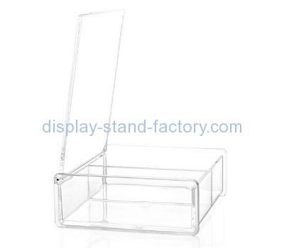 Acrylic display manufacturers customized small acrylic box with lid NAB-118