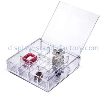 Acrylic display supplier customized acrylic display box with lid NAB-117