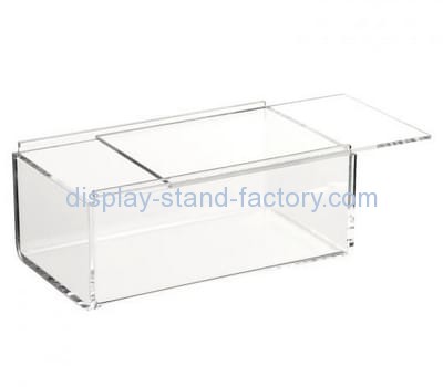 Acrylic box manufacturer customized acrylic box with sliding lid NAB-107