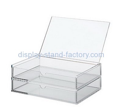 Acrylic products manufacturer customized transparent acrylic box with lid NAB-093