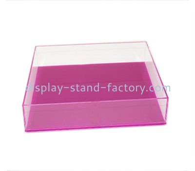 China acrylic manufacturer customized acrylic square coffee serving tray NFD-049