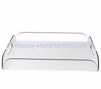 China acrylic manufacturer customized acrylic serving tray NFD-038