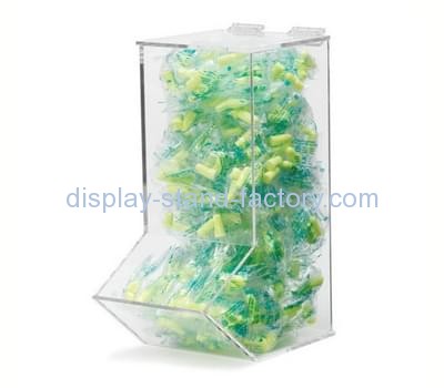 Acrylic products manufacturer customize plastic bins acrylic candy dispenser NFD-034