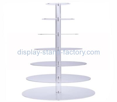 Acrylic manufacturers customize cheap cafe cake display stands NFD-029