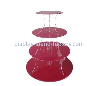 Acrylic factory customize lucite display stands cupcake tree stand NFD-026