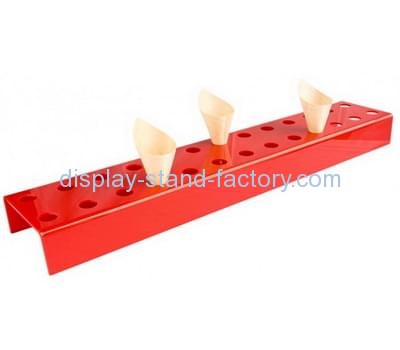 Acrylic products manufacturer customize acrylic display shelves cone stand NFD-023