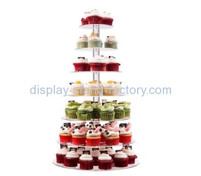 Acrylic factory customize tiered cupcake stand cheap cake stands NFD-014