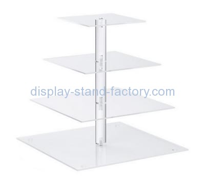 Acrylic items manufacturers customize cupcake tier stand acrylic cake display stand NFD-013