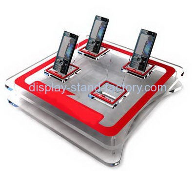 Acrylic products manufacturer customize retail counter display cell phone holder stands NDS-026